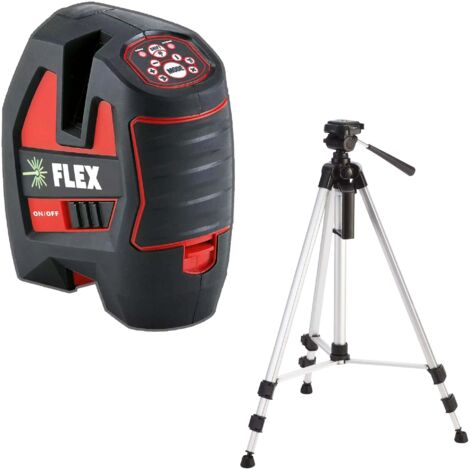 FLEX Selbstnivellierender Kreuzlinien-Laser ALC 3/1-G/R + LKS 65-170 F1/4 530444