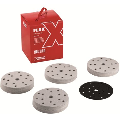 Flex Starterset Universal Schleifpapier Xtreme 150mm D150 ST-Set VE5 127tlg.