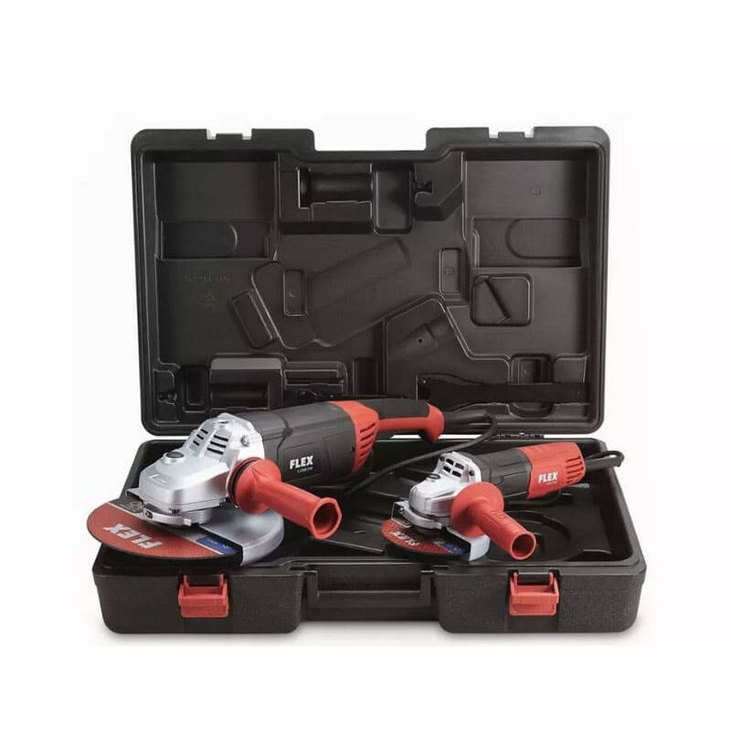 Image of Pack 2 Winkelschleifer Ø230 und 125 mm (l 2200 + l 811) im Koffer Flex 492302