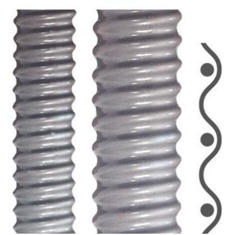 Flexa PVC Schutzschlauch grau 10 Meter flexibel