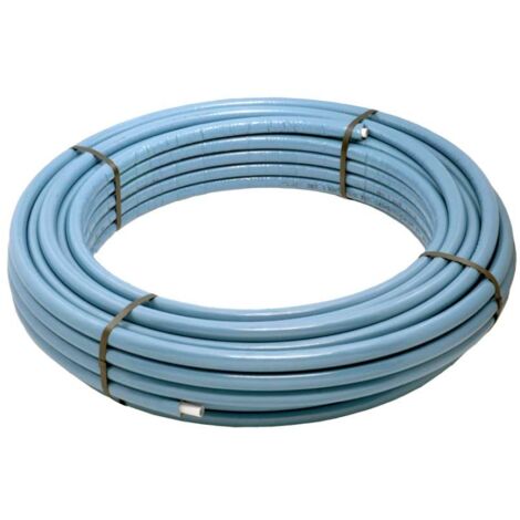 FLEXALL-ISO Tubo multistrato PE-RT/AI/PE-RT ø32x3 preisolato per uso sanitario e riscaldamento - Colore azzurro (Legge 10/91) (prezzo al metro - minimo acquistabile 25 metri)