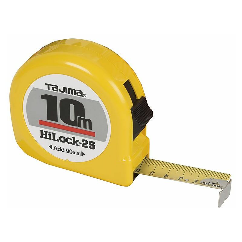 

FLEXOMETRO HI-LOCK 25mm/10mt. - Tajima