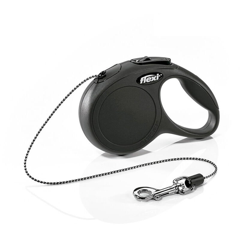 

Flexi classic cat cordón especial gatos color negro 3m de cuerda - Nayeco