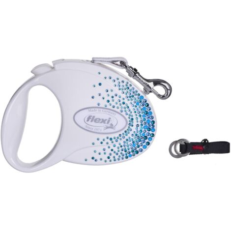Flexi Glam Splash Hundeleine weiß 5 Meter
