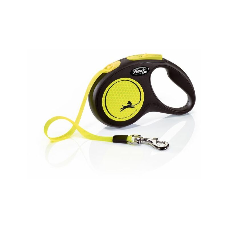 Flexi - Laisse New Neon m Tape 5 m black/ neon yellow CL21T5-251-S-NEOGE