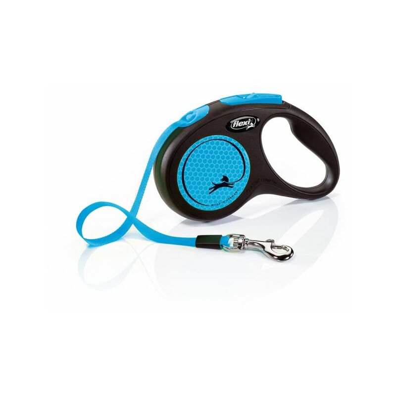 Flexi - Laisse New Neon m Tape 5 m black/ neon blue CL21T5-251-S-NEOBL