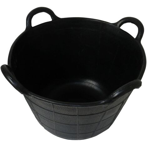 40L Flexible Tub Bucket with Carry Handles Home Garden Storage