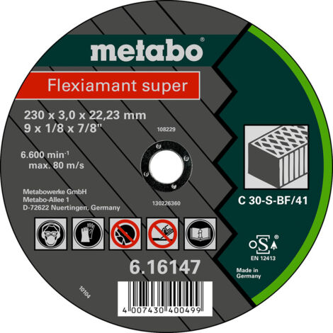 Flexiamant super 115 x 2,5 x 22,23 pierre, TF 42 - METABO - 616728000