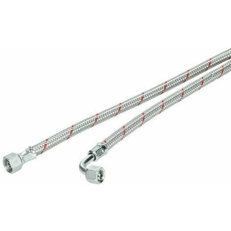 Flexible inox F12x17 - tube robinetterie Ø10 longueur - 9x12 - Manubricole