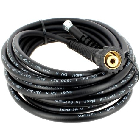 Flexible 8 mètres 160 bars – Tuyau pour nettoyeur haute pression – Compatible avec Lavor et autres marques – Pression maximale pour nettoyage efficace