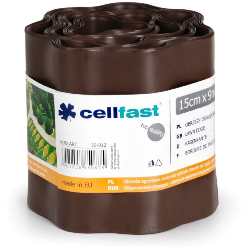 Bordure de jardin Cellfast marron, 20 cm x 9 m
