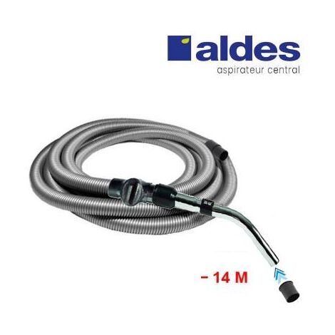 Flexible ALDES avec poignée standard chromée remplace la poignée de commande pneumatique ALDES 11070062 avec douille de démarrage - longueur au choix - 14m