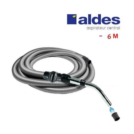 Flexible ALDES avec poignée standard chromée remplace la poignée de commande pneumatique ALDES 11070062 avec douille de démarrage - longueur au choix - 6m