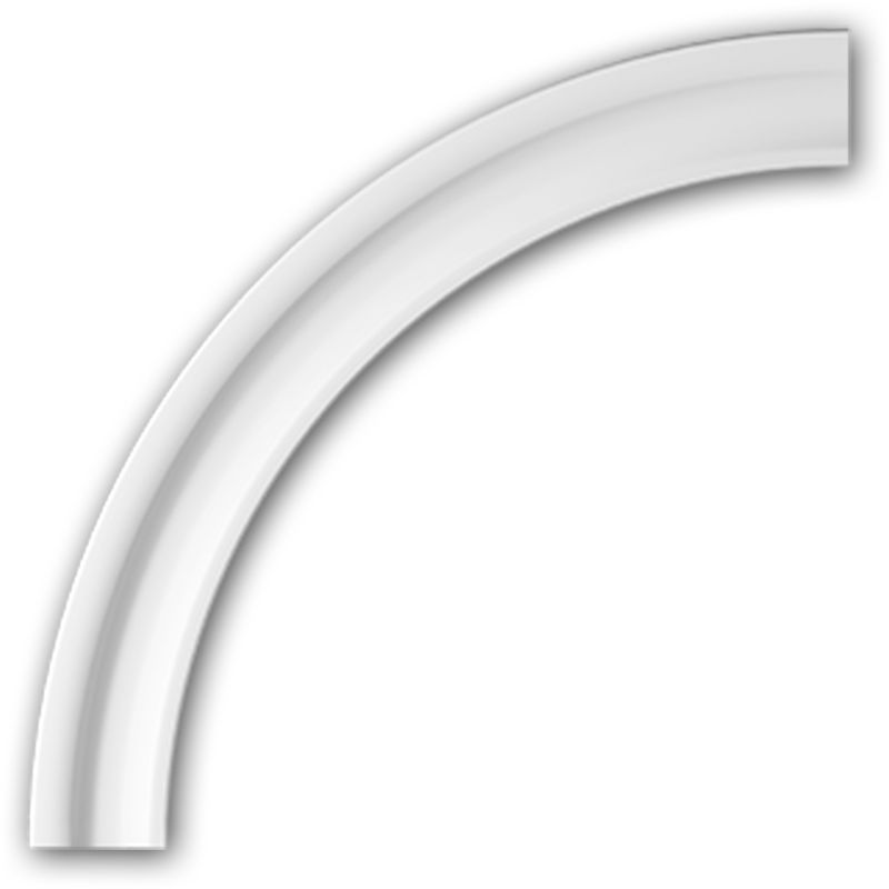 Profhome Decor - Arch frame Profhome 487031 Facade element Window surround Deco element contemporary design white