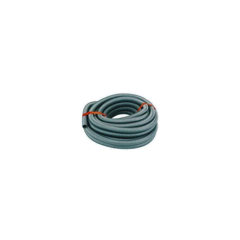 

Manguera reforzada de PVC gris de 40 mm de diámetro - por metro.
