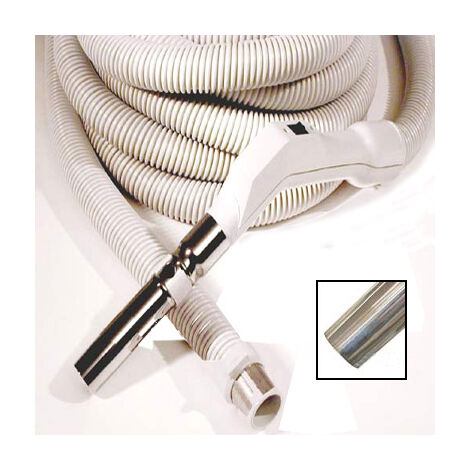 Flexible aspiration centralisée 24V – Longueur personnalisable de 7,60 à 15,25m – Compatible avec plusieurs marques – 32 mm diamètre intérieur – Plastiflex