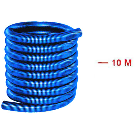 Flexible aspiration centralisée nu - bleu - longueur au choix - 10m