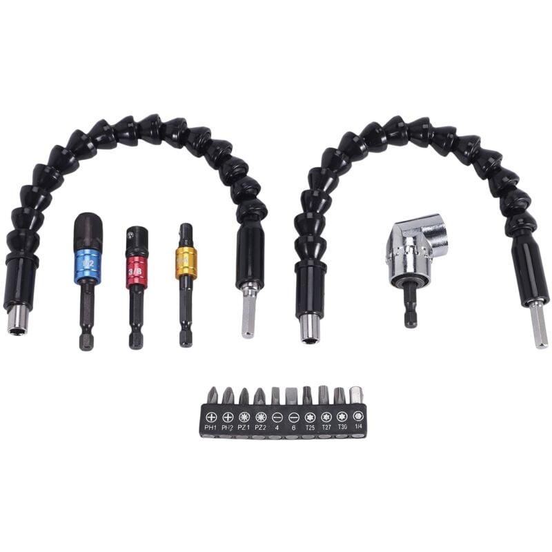 Image of Tlily - Flexible Bohrerverlängerung Sechskantschaft-Steckschlüsselbit-Set