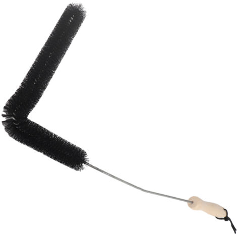 Flexible Bürste zur Reinigung von Trockner- und Kühlschranklüftungen – 76 cm, Metall + Holz, PP