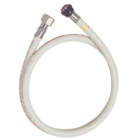 Flexible caoutchouc écrous sertis L=1m Butane - propane 10 ans NF