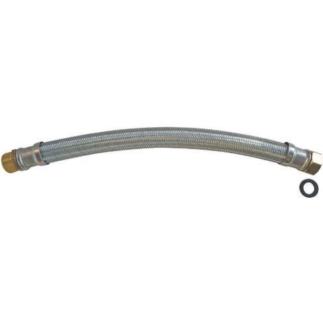 Flexible chauffage 1 écrou tournant 1" - 1 raccord Mâle 1" - 1000 mm