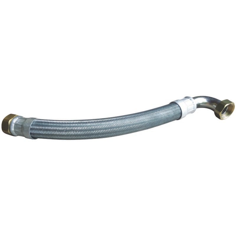 Flexible chauffage 1 écrou tournant 1'1/4 - 1 écrou tournant coudé 1'1/4, 1000mm