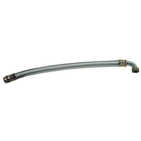 FLEXIBLE CHAUFFAGE INOX COUDE - MALE FEMELLE