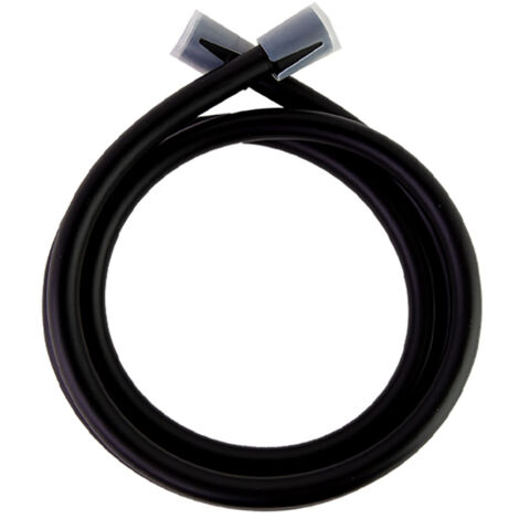 Flexible Chromalux 1,20m pour douchette wc, Noir Mat - 1121CNM