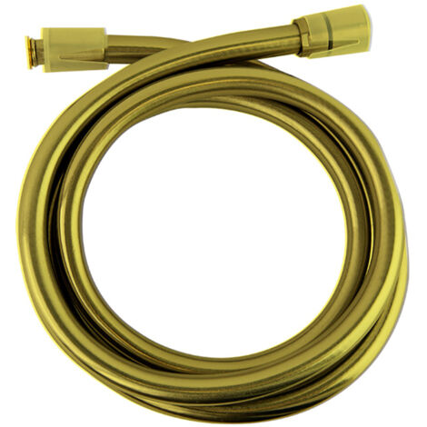 Flexible Chromalux 1,20m pour douchette wc, Or brossé - 1121COC