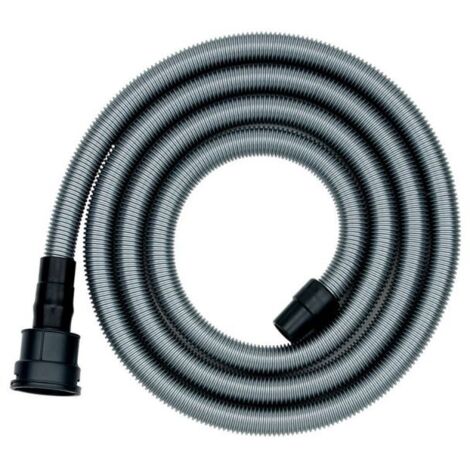 Flexible d’aspiration, Ø 27 mm, longueur 3,5 m, raccords 58 mm/fixation à baïonnette metabo