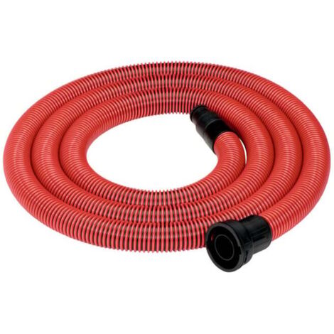 Flexible d'aspiration, Ø 35 mm, longueur 4,0 m, raccords 58 mm/ 25 mm intérieur/ 35/45 mm extérieur, antistatique metabo