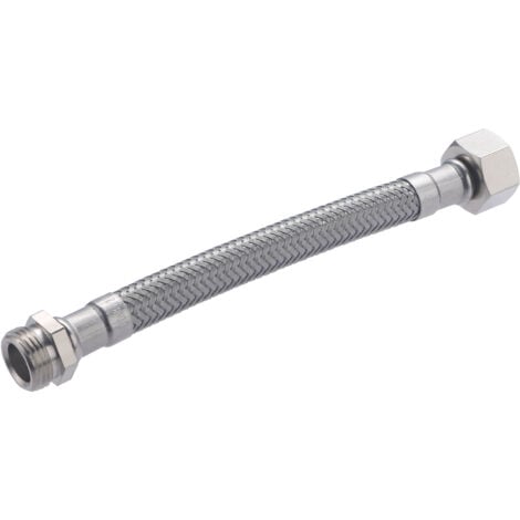 Inox DN8 QUICK PLOMBERIE - Macho Hembra 3/8 Paso Interior 8mm Longitud 150 mm