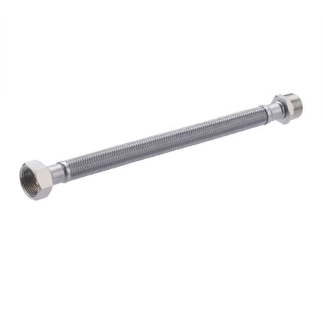 COMPTOIR DE PICARDIE Flexible de Acero Inox MH Igual DN13 QUICK PLOMBERIE - Macho Hembra 3/4 Paso Interior de 13mm Longitud 300mm