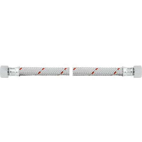 Flexible de bruleur fioul avec ecrou-raccord 1/2" des 2 cotes 1000 mm, universel pour divers bruleurs