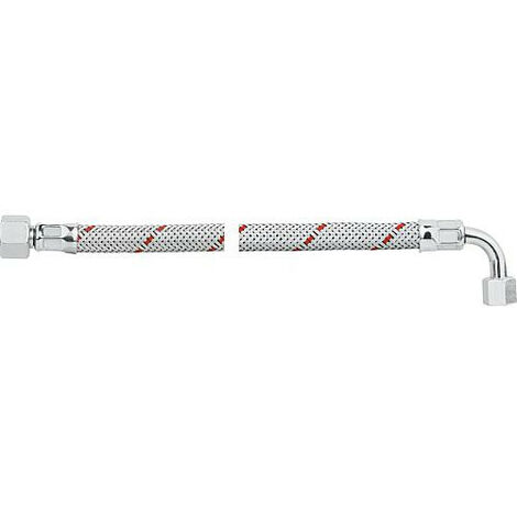 Flexible de bruleur fioul avec ecrou-raccord 3/8", coude 90 avec SR 8LLR l 1250, Herrmann HL50, Giersch, MAN RE-H
