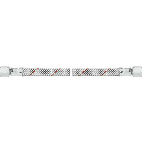 Flexible de bruleur fioul avec ecrou-raccord des deux cotes 1/4" 1000 mm