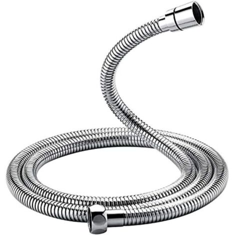 Flexible de douche 2M – Acier inoxydable renforcé – Raccord G1/2 pouces – Anti-torsion et anti-pliure – Résistant haute pression - G851-20