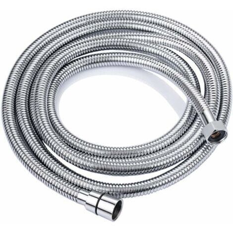 Flexible De Douche 3M En Acier Inoxydable Anti Torsion , Tuyau De Douche Raccord Standard G 1/2 Universel, Accessoires Salle De Bains Adaptable À Toutes Les Douchettes