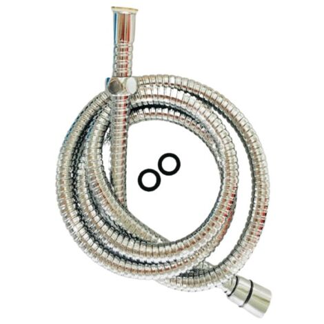 Flexible de douche acier inox chromé - 1,50 m