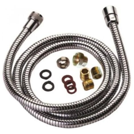 NICOLL Flexible de douche démontable pour traversée de baignoire, mitigeur extractible