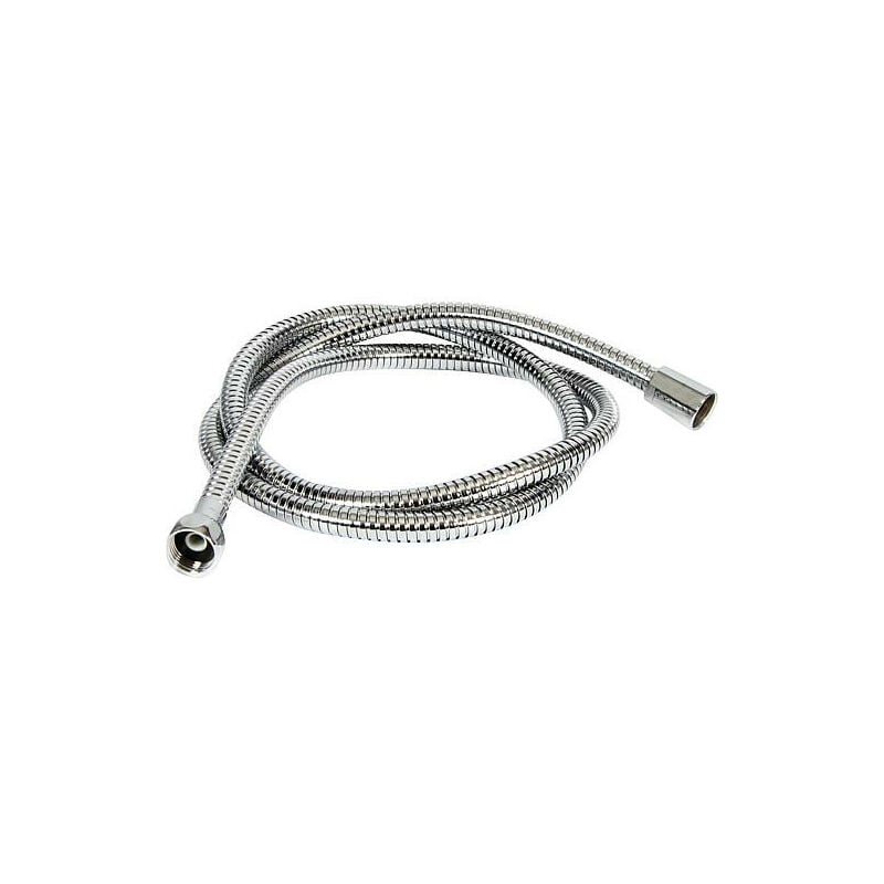 Flexible de douche DN15-200cm double agraphe en laiton avec ecrou-chapeau conique