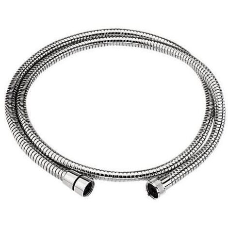Flexible de douche en laiton double agrafage 1,50m
