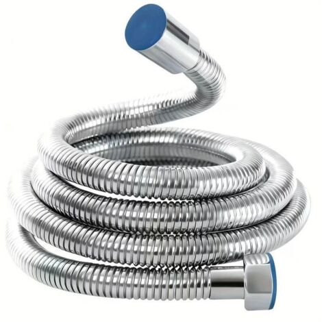 Flexible de Douche Extra Long Acier Inoxydable 3 Couches Anti-Torsion Étanche - Raccord Universel G 1/2 Résistant Température & Pression Particuliers & Plombiers