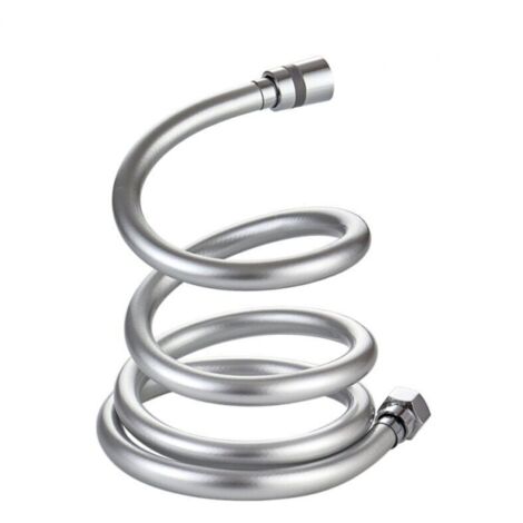 Flexible de douche, flexible de douche, flexible de douche en PVC de 1,5 m, flexible de douche résistant aux plis et à la torsion à 360° avec connecteur en laiton