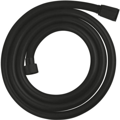 Flexible de douche - GROHE VitalioFlex 287422432 - 1,75m - Anti-pliures et torsion - Connexion universelle - Surface lisse -Noir