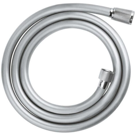 Flexible de douche - GROHE VitalioFlex 28743002 - 1,5m - Anti-pliures et torsion - Connexion universelle - Surface lisse - Chrom