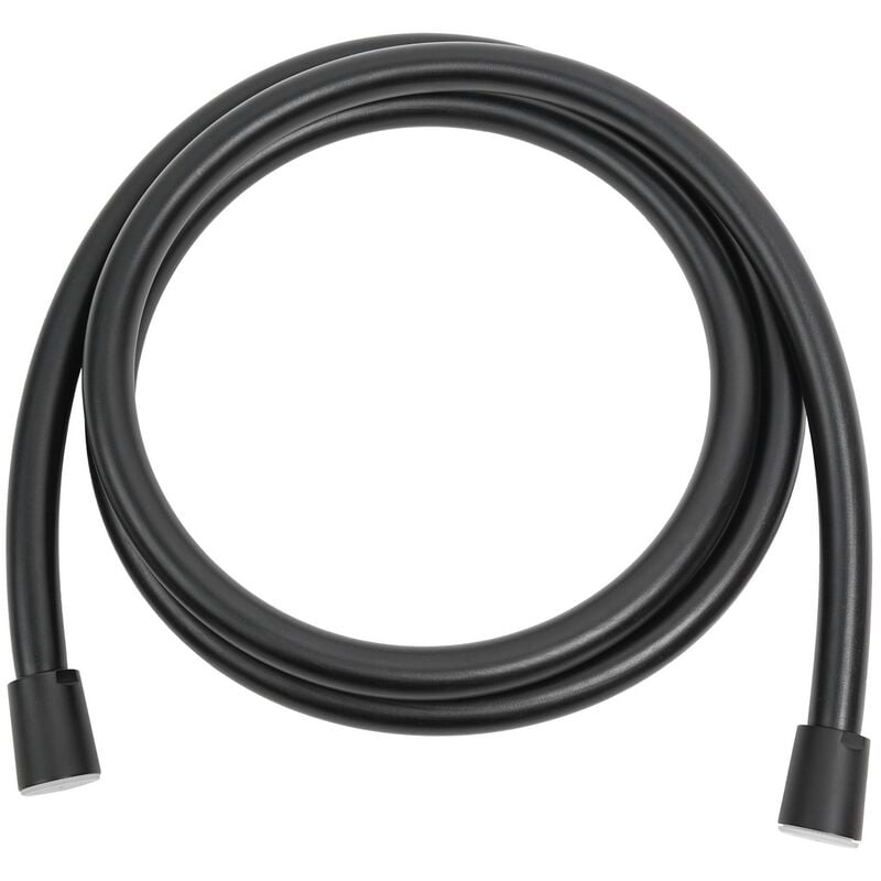 Flexible de douche de douche ou baignoire noir mat en pvc mod. Flex black