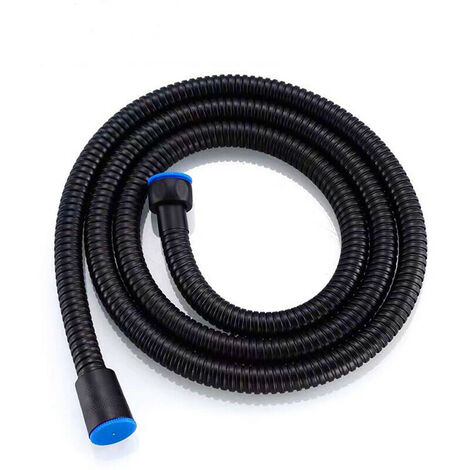 Flexible de douche peinture noire, flexible de douche crypté, flexible inox, flexible gris pistolet douche chauffe eau