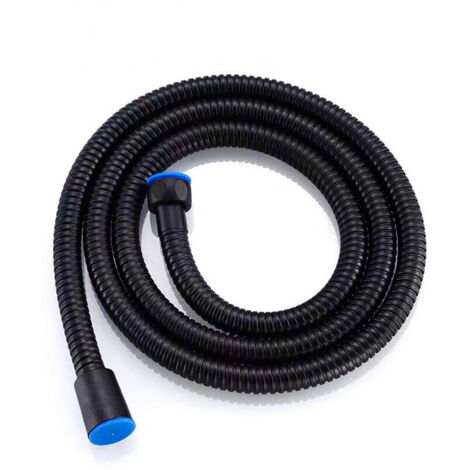 Flexible de douche peinture noire, flexible de douche crypté, flexible inox, flexible gris pistolet douche chauffe eau