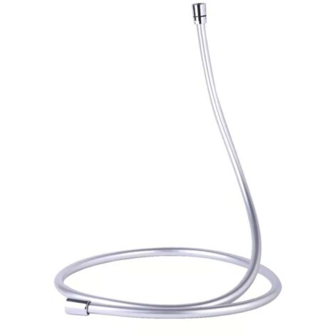 flexible de douche - plenitude - 1.75 mètre - en pvc - argent brillant anti-torsion - alterna h21036-175